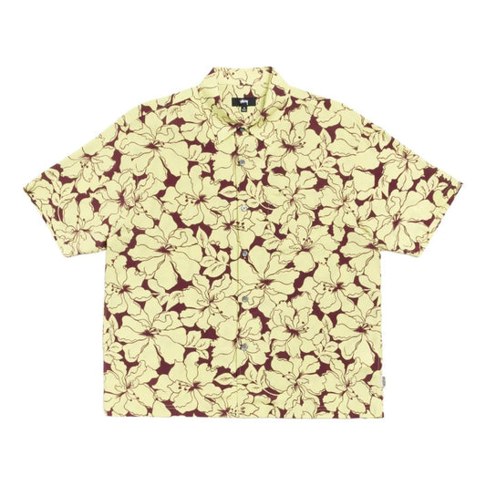 Stussy Floral Hawaiian Shirt 'Lime' 1110386-LIME