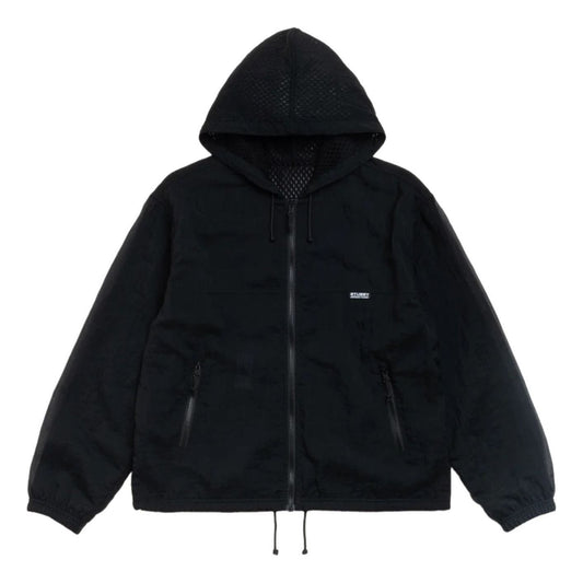 Stussy Layered Mesh Hooded Jacket 'Black' 115933-BLAC