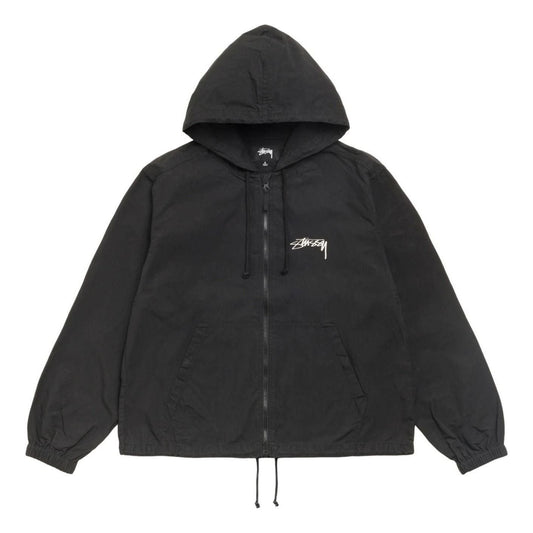Stussy Waxed Cotton Beach Shell 'Black' 115951-BLAC