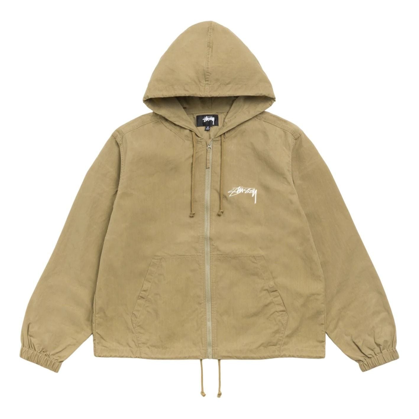 Stussy Waxed Cotton Beach Shell 'Olive' 115951-OLIV