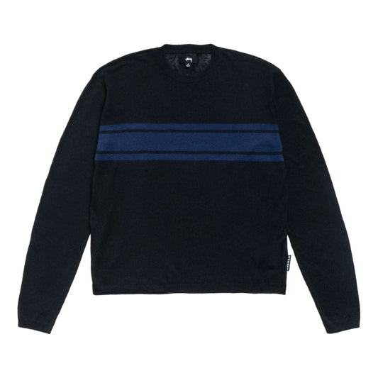Stussy Lightweight Striped Sweater 'Black' 117316-BLAC