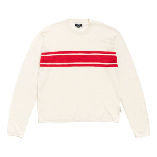 Stussy Lightweight Striped Sweater 'Bone' 117297-BONE