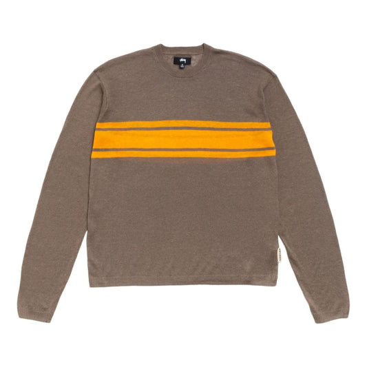 Stussy Lightweight Striped Sweater 'Brown' 117297-BROW