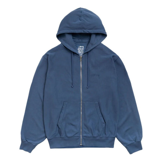 Stussy Lightweight Terry Zip Hoodie 'Blue' 118613-BLUE