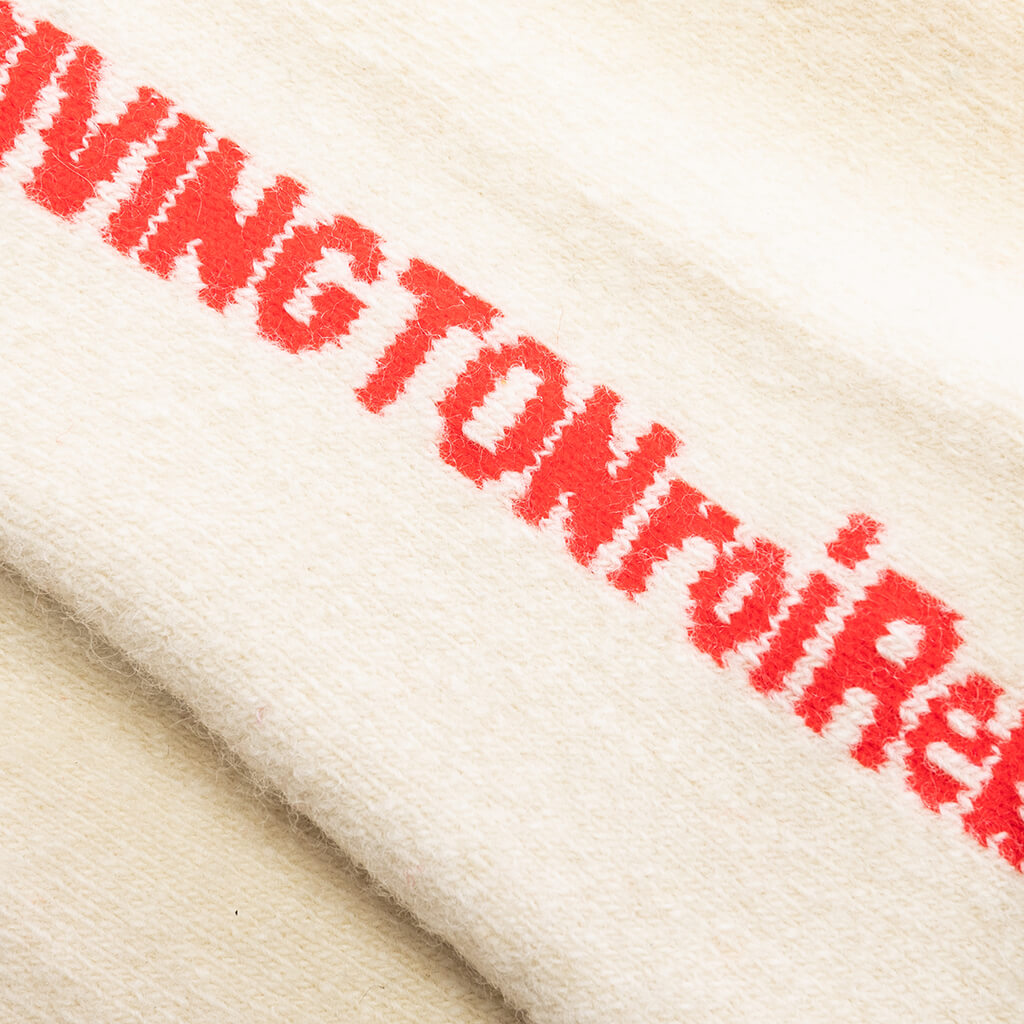 123 Socks - Vintage White/Red