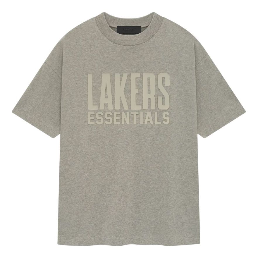 Fear of God Essentials x NBA Lakers T-Shirt 'Warm Heather' 125AL244305F