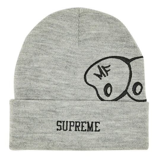 Supreme MF DOOM Beanie 'Heather Grey' FW23BN74-HEATHER-GREY