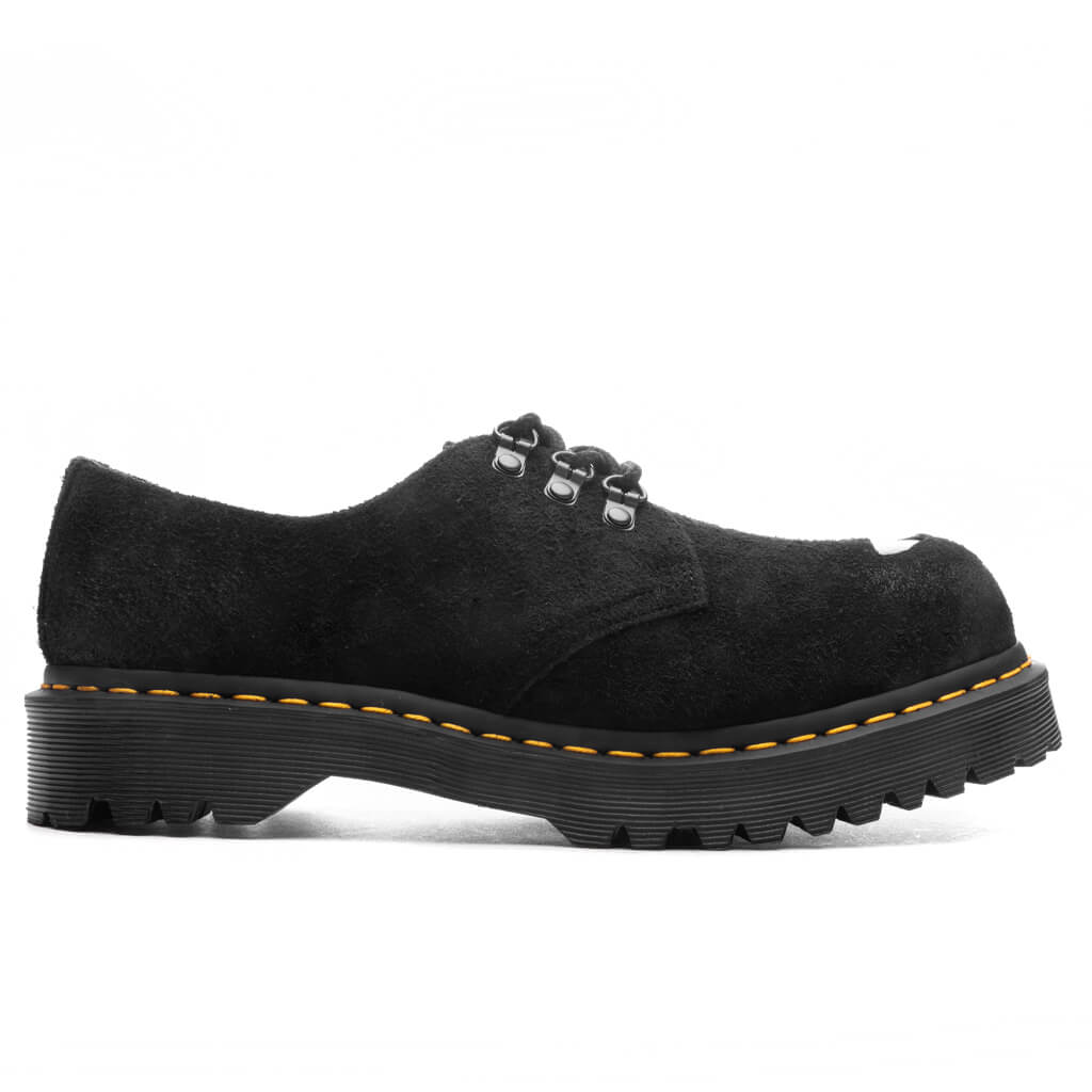 1461 St Hairy Suede - Black