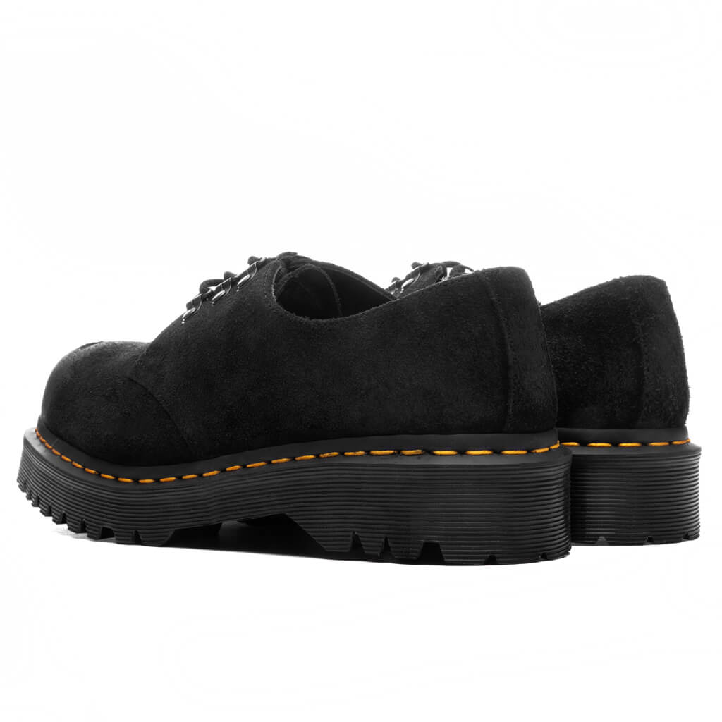 1461 St Hairy Suede - Black