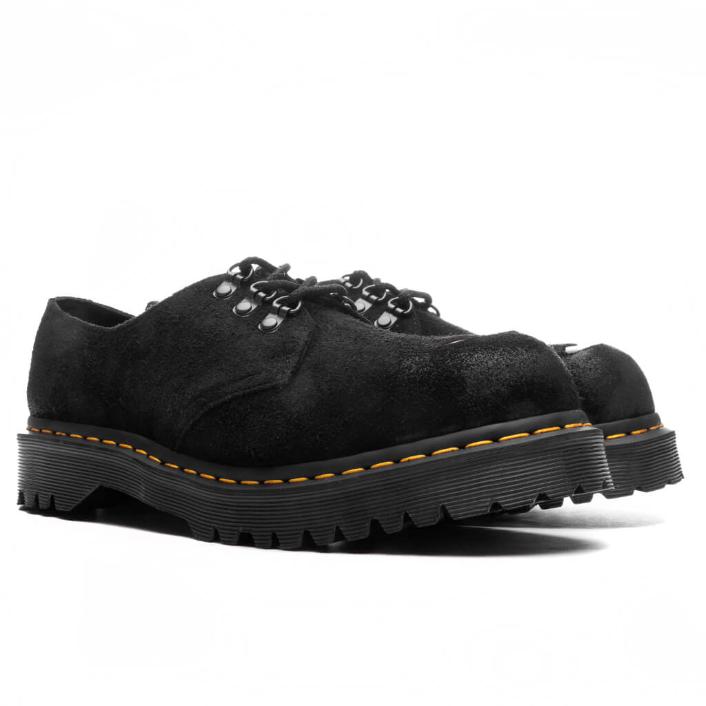 1461 St Hairy Suede - Black
