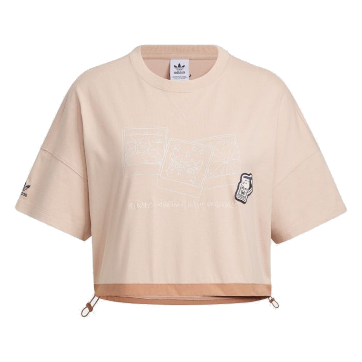 (WMNS) adidas originals x Yu Nagaba Short T-Shirt Asia Sizing 'Pink' IS0650