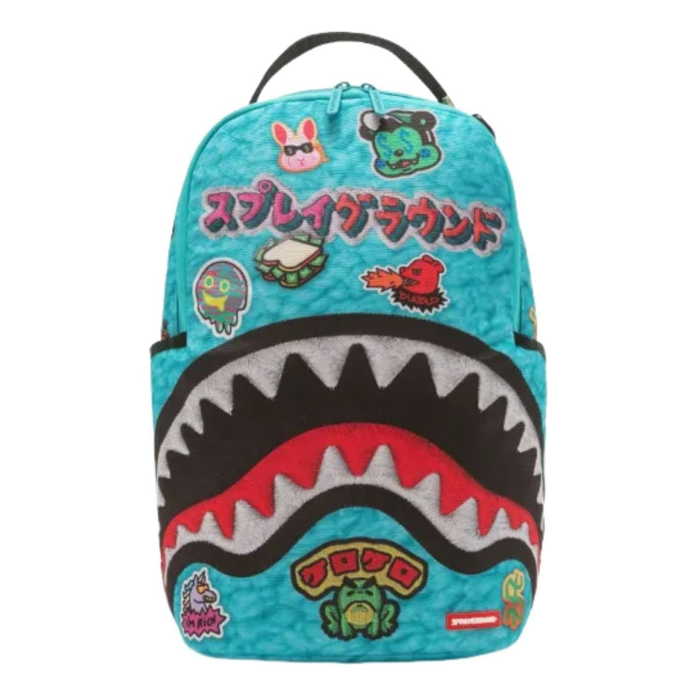 Sprayground Fun Mini-Picture Sawtooth Shark Backpack 'Green' G6871-69
