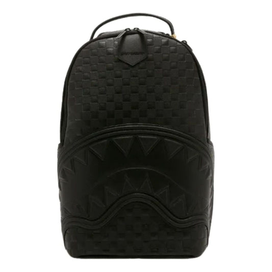 Sprayground Textured Woven Sawtooth Shark Backpack 'Black' G6841-64