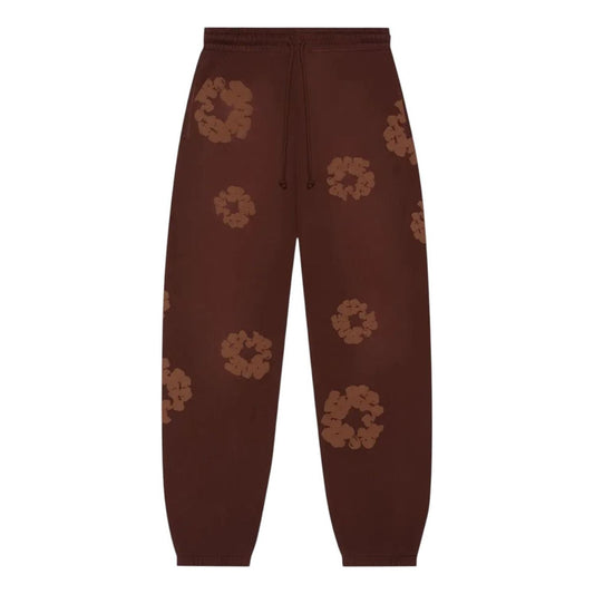 Denim Tears Mono Cotton Wreath Sweatpants 'Brown' SS25BAS0623