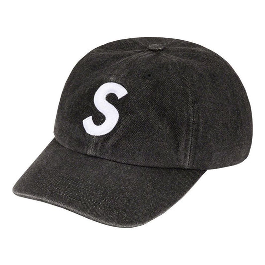 Supreme Kevlar Denim S Logo 6-Panel 'Black White' SUP-SS22-048