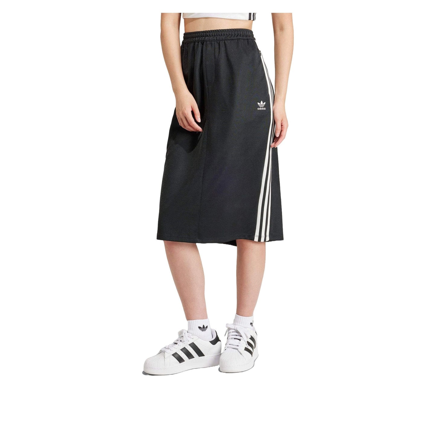 (WMNS) adidas 3-Stripes Skirt Asia Sizing 'Black White' IR6101