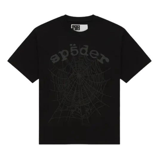 Sp5der Phantom Og Web V2 T-Shirt 'Black' TE034FW25BLK