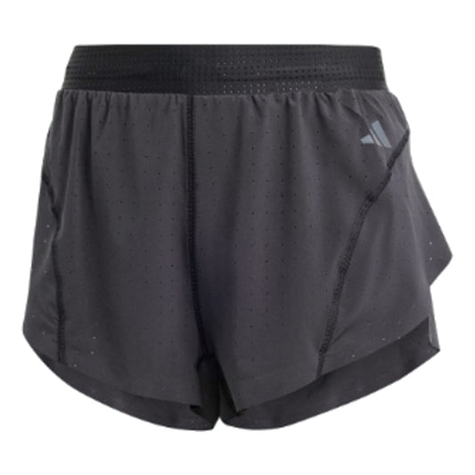 (WMNS) adidas Adizero Running Split Shorts Asia Sizing 'Black' IK9708