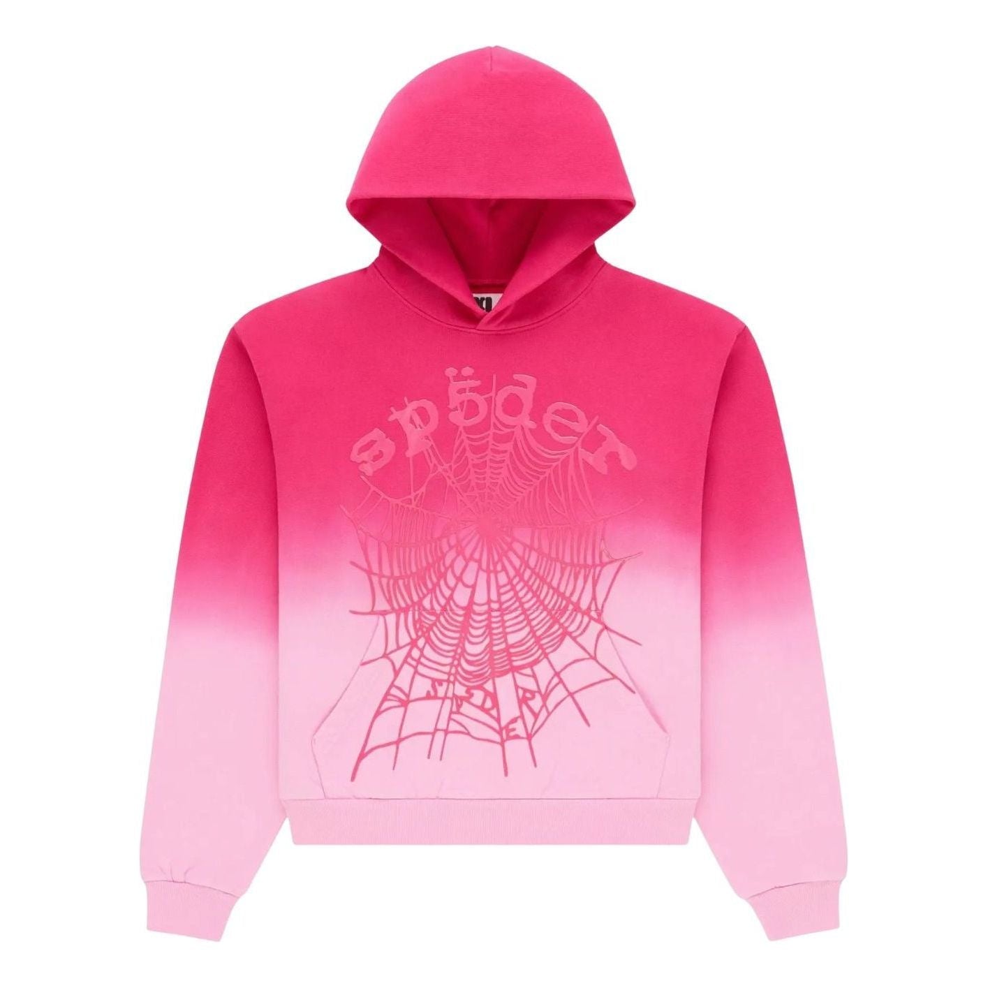 Sp5der OG Web Ombre Hoodie 'Pink' ST008SS26PNK
