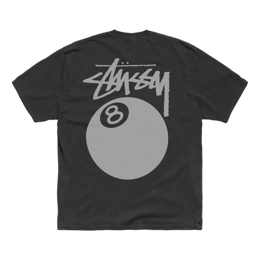 Stussy 8 Ball T-Shirt Pigment Dyed 'Faded Black' 1905022-FBLA