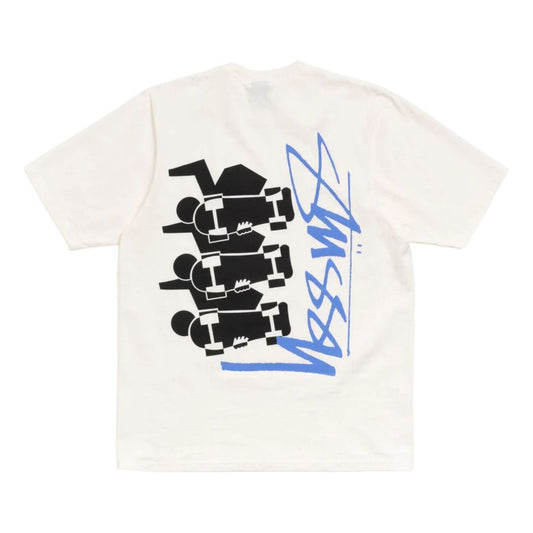 Stussy Skate Stack T-Shirt Pigment Dyed 'Natural' 1905178-NATU