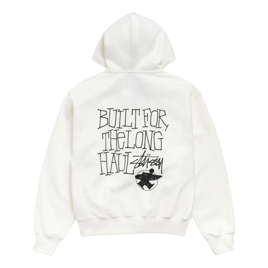 Stussy Long Haul Zip Hoodie 'Off White' 1975185-OFF