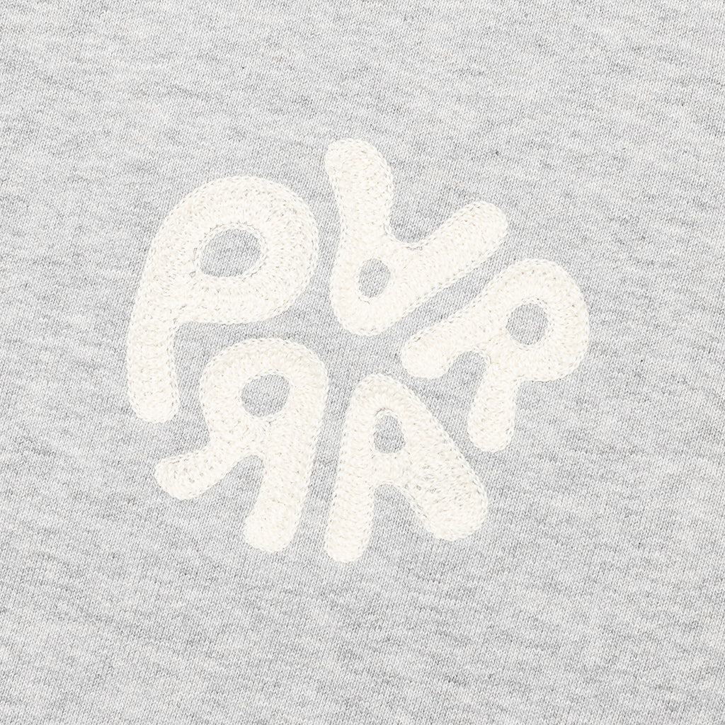 1976 Logo Zip Hooded Sweatshirt - Heather Grey