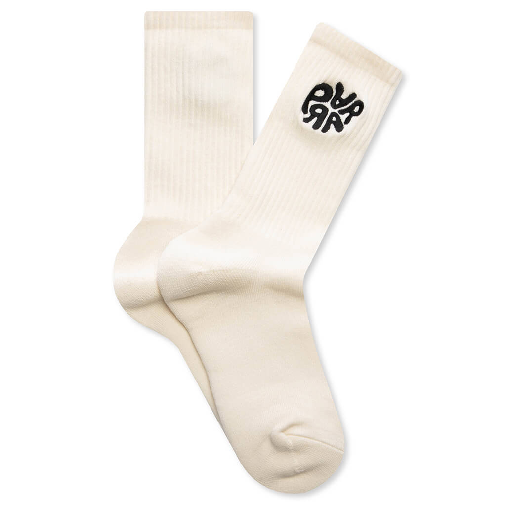 1976 Logo Crew Socks - Off White