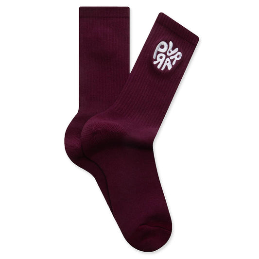 1976 Logo Crew Socks - Purple