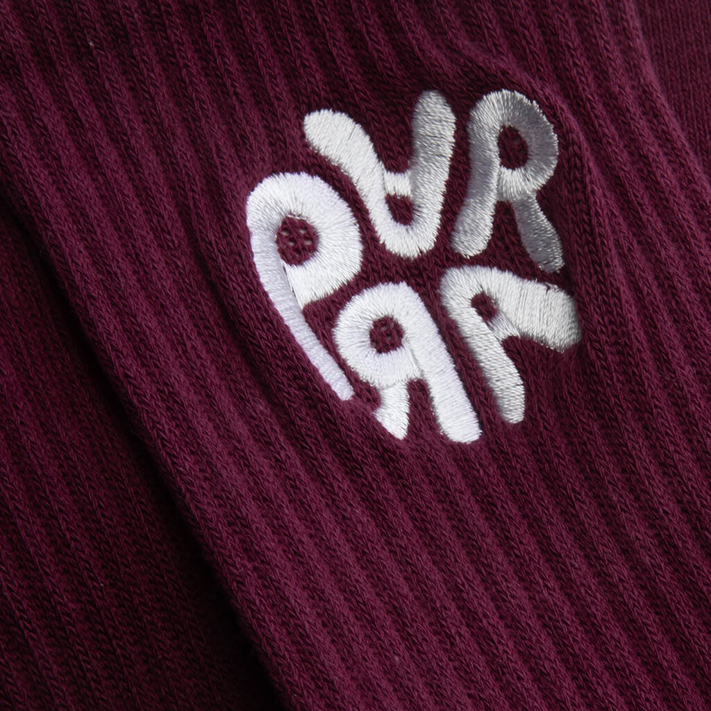 1976 Logo Crew Socks - Purple