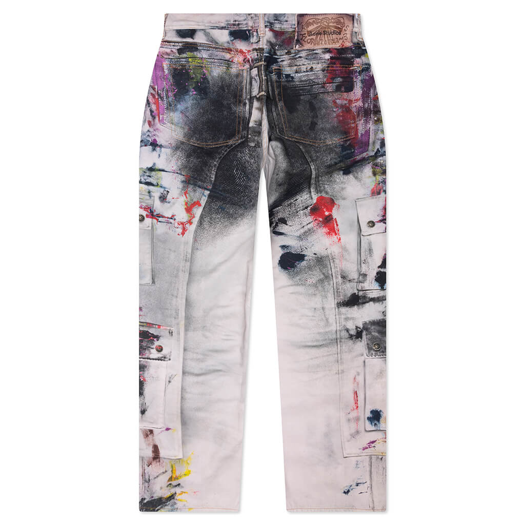 1981 Baggy Fit Jeans - White/Multi