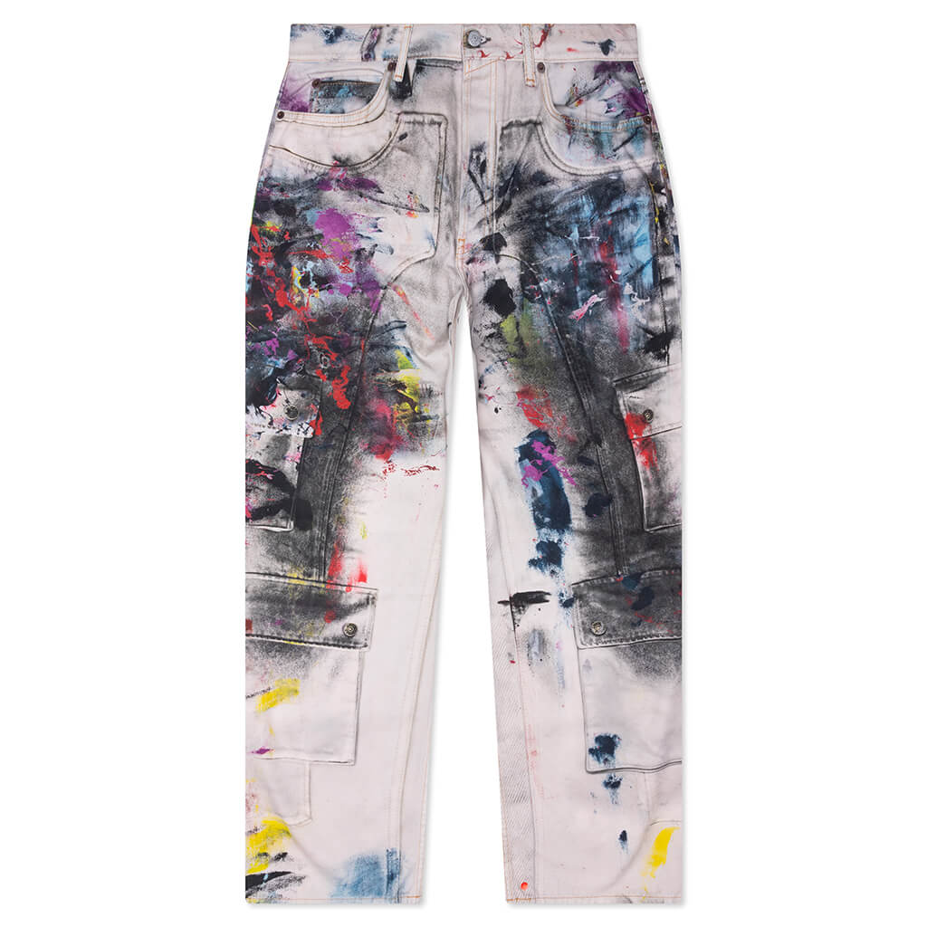 1981 Baggy Fit Jeans - White/Multi
