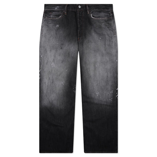 1981 U Black Trafalgar Loose Fit Jeans - Black
