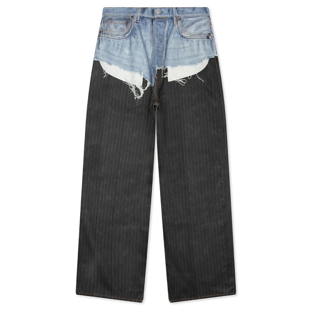 1981 Trompe L'oeil Jeans - Blue/Black