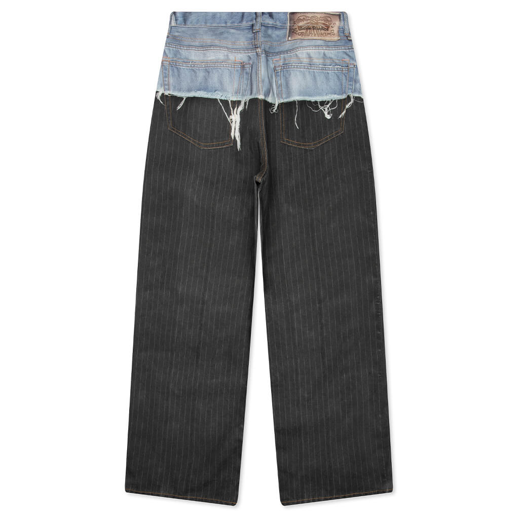 1981 Trompe L'oeil Jeans - Blue/Black