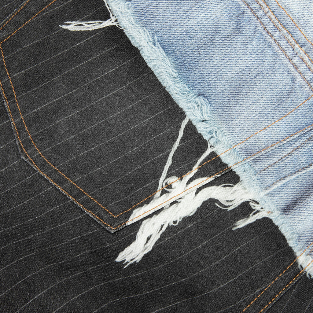 1981 Trompe L'oeil Jeans - Blue/Black