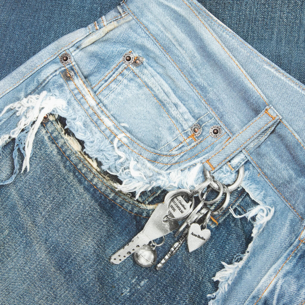 1981 Trompe L'oeil Jeans - Mid Blue