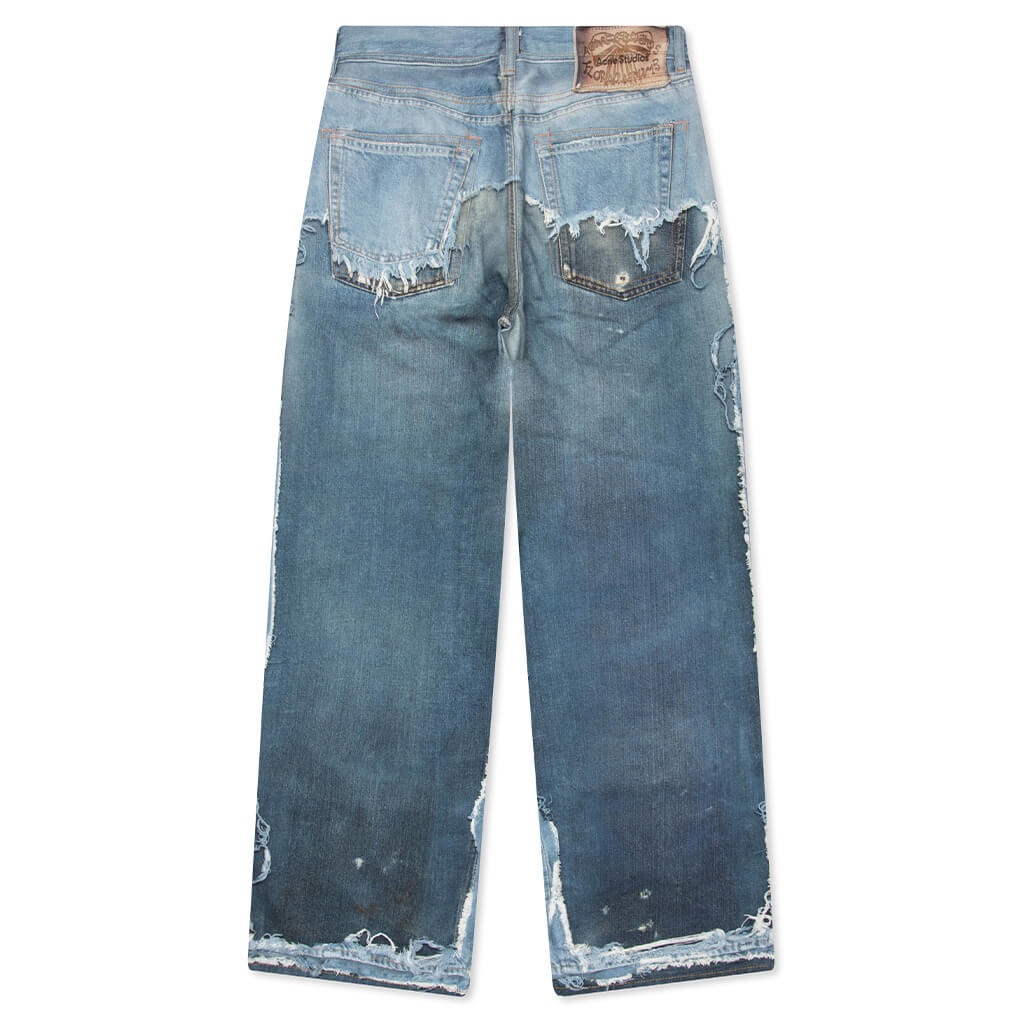 1981 Trompe L'oeil Jeans - Mid Blue