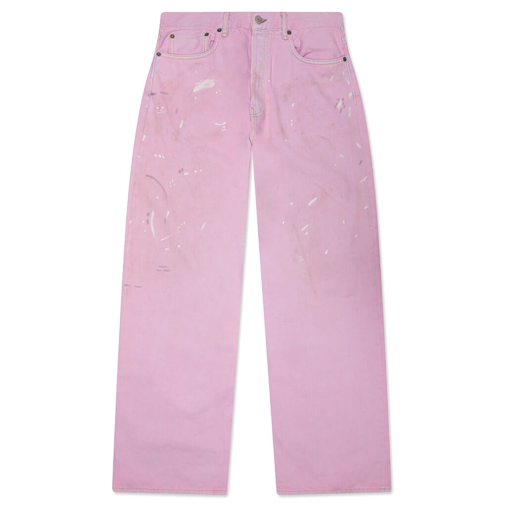 1981 U Pink Trafalgar Loose Fit Jeans - Pink