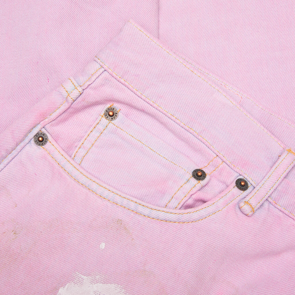 1981 U Pink Trafalgar Loose Fit Jeans - Pink