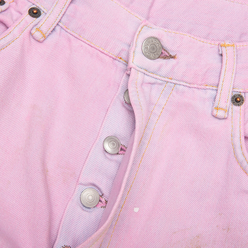 1981 U Pink Trafalgar Loose Fit Jeans - Pink