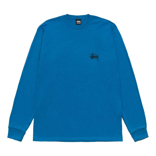 Stussy Basic Stussy Long Sleeve T-Shirt 'Blue' 1995000-BLE2