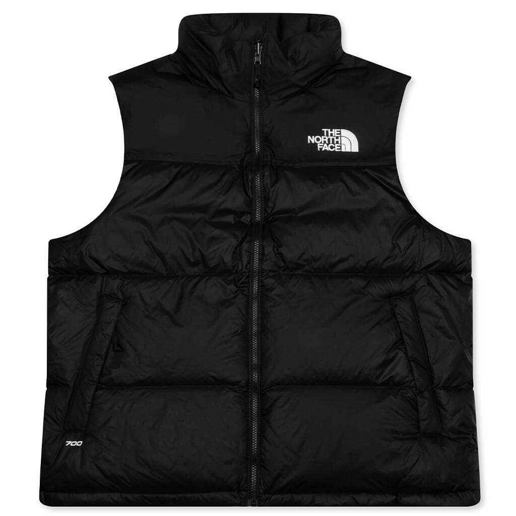 1996 Retro Nuptse Vest - Black/Red