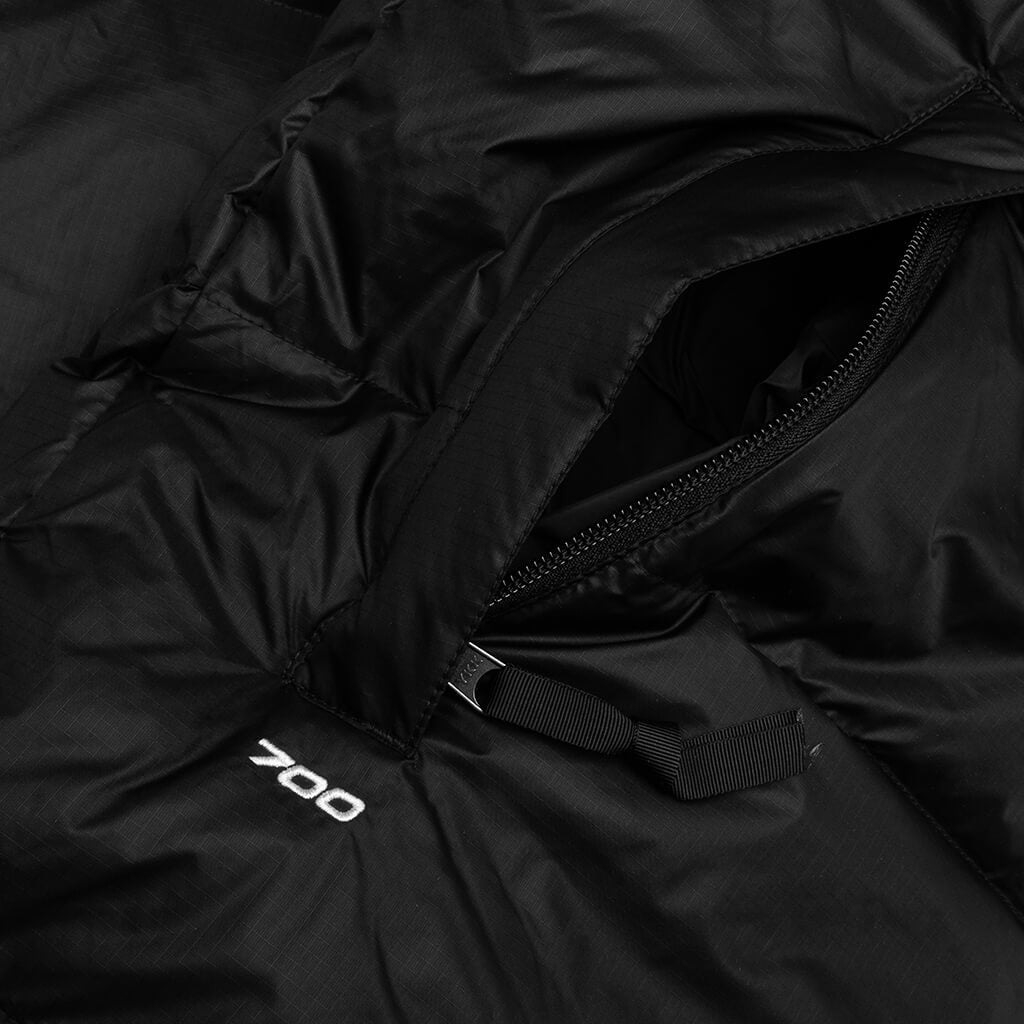 1996 Retro Nuptse Vest - Black/Red