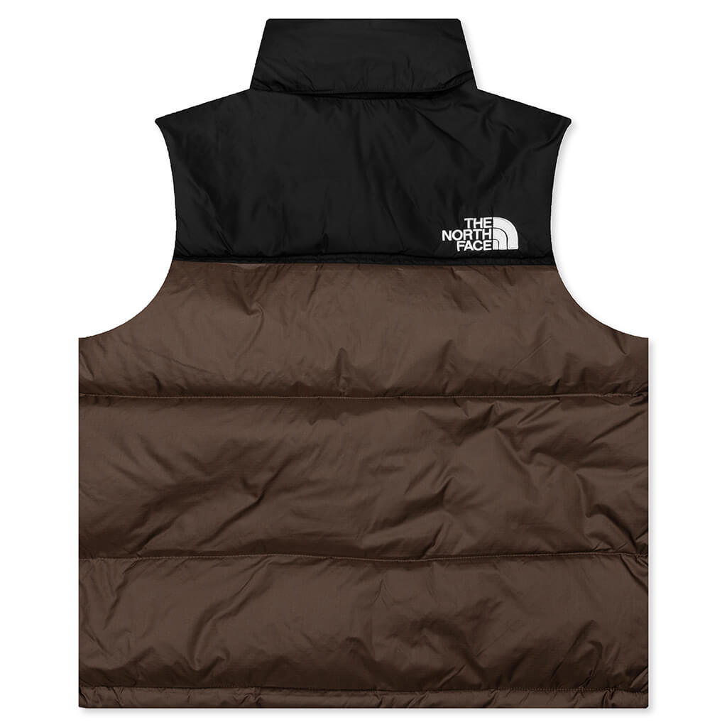 1996 Retro Nuptse Vest - Smokey Brown