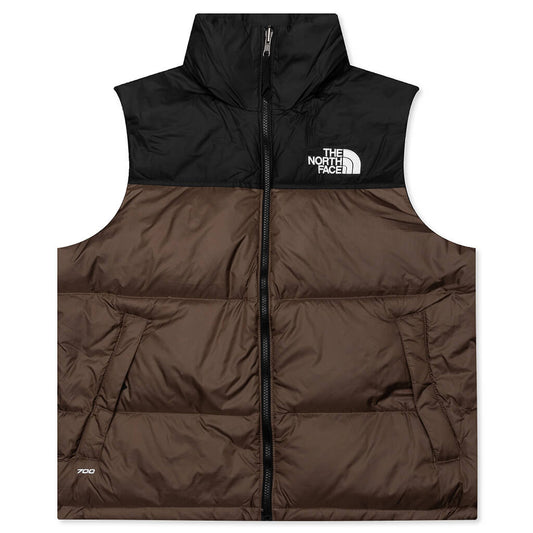 1996 Retro Nuptse Vest - Smokey Brown