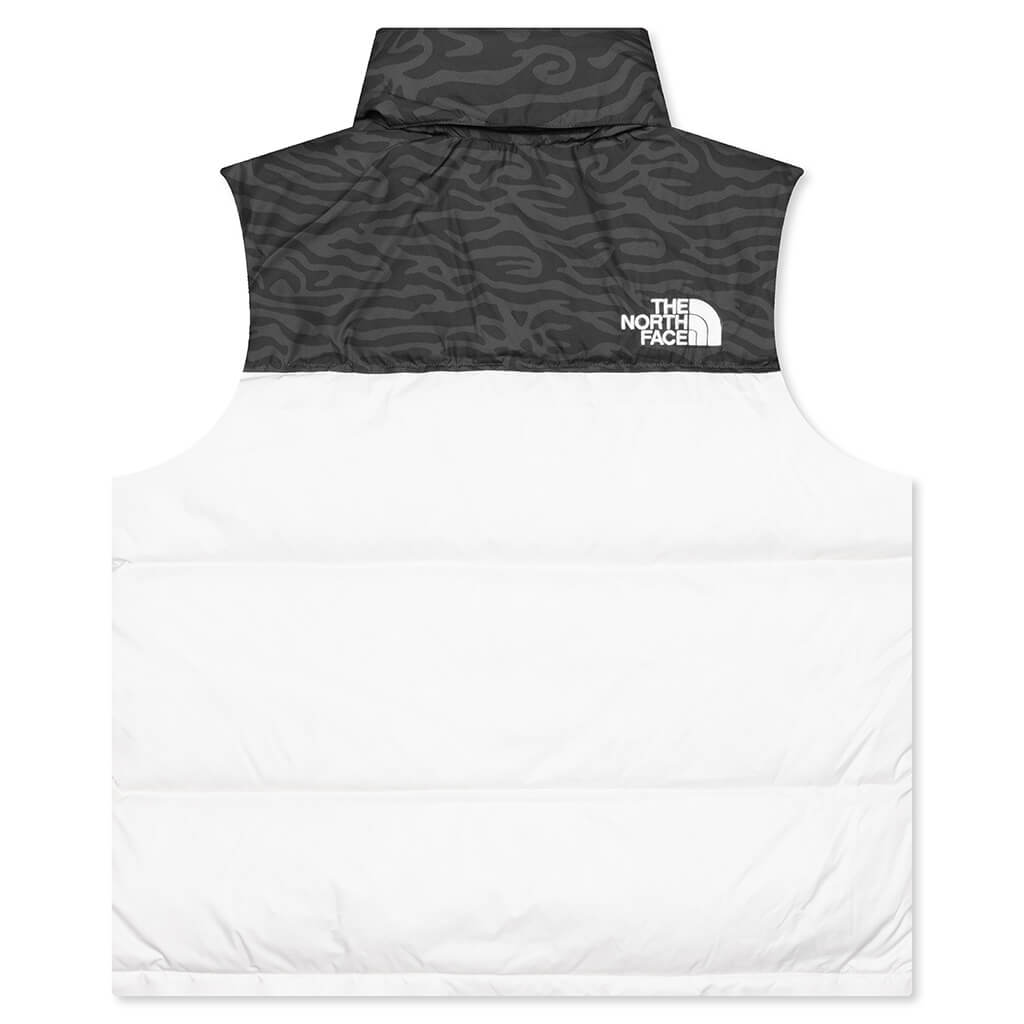 1996 Retro Nuptse Vest - White Dune
