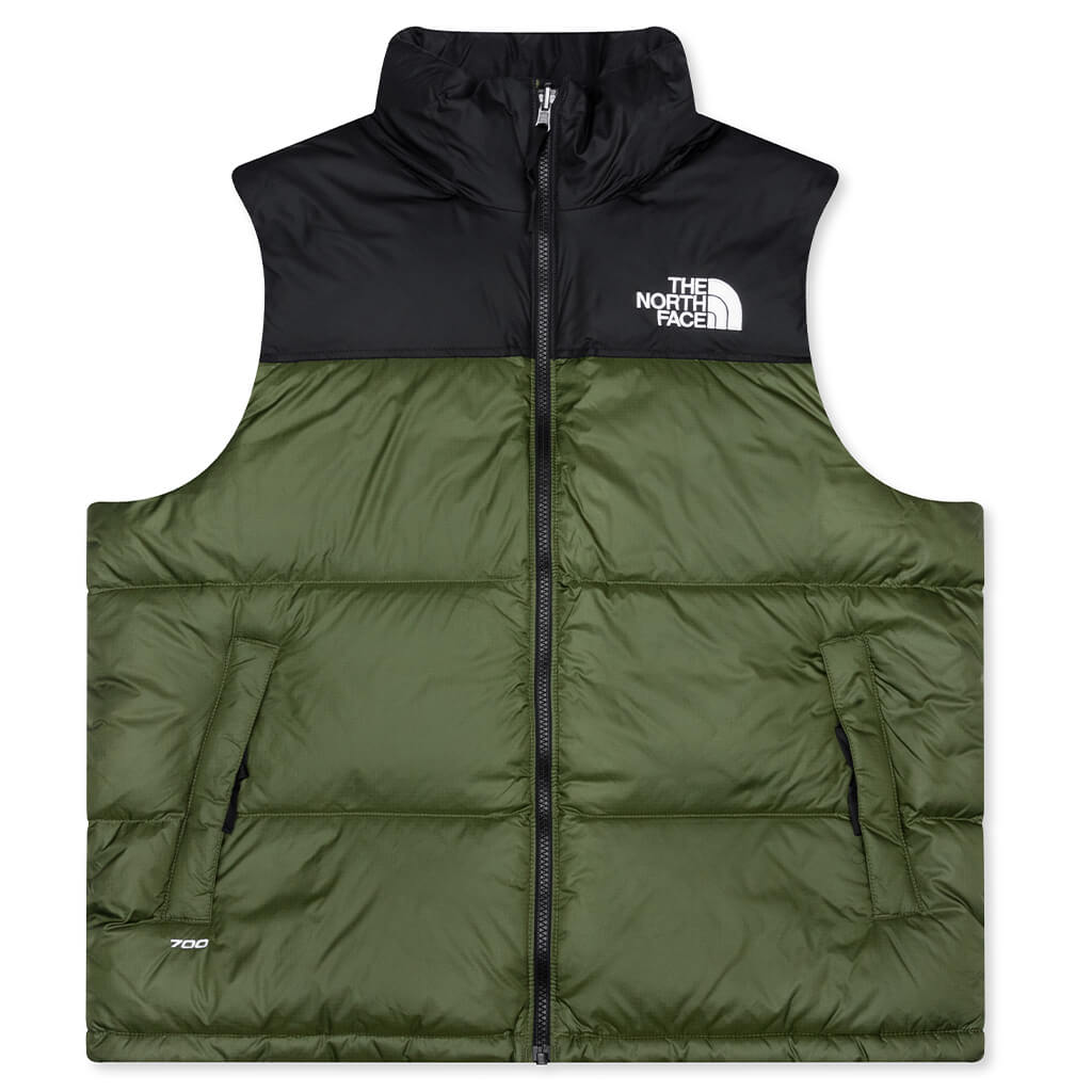 1996 Retro Nuptse Vest - Woodland Green