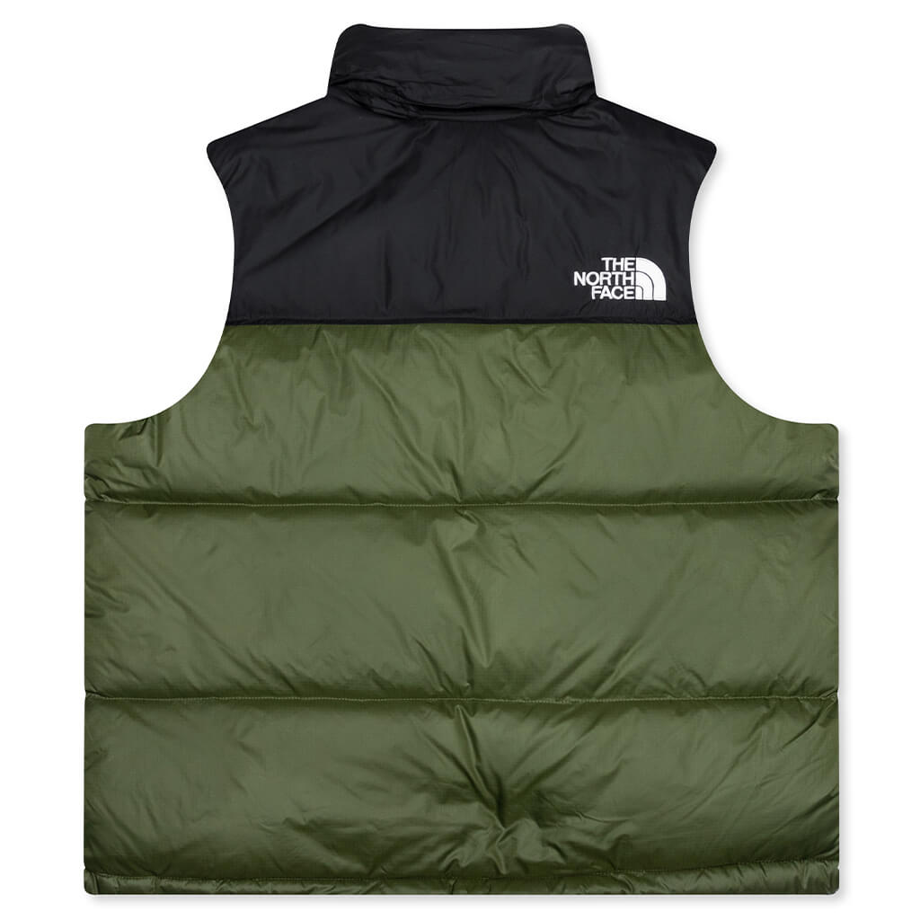 1996 Retro Nuptse Vest - Woodland Green