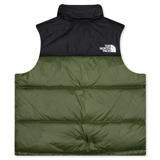 1996 Retro Nuptse Vest - Woodland Green